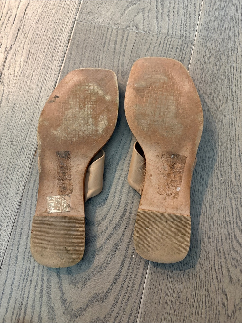 ALOHAS Taupe Knot Slide Sandals in Beige-Taupe - Picture 3 of 3